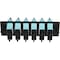 Panduit Port Panel, 1.4 in. H x 4.3 in. W x 1.9 in. L, Zirconia Ceramic FAP6WAQDSCZ - alternate 4